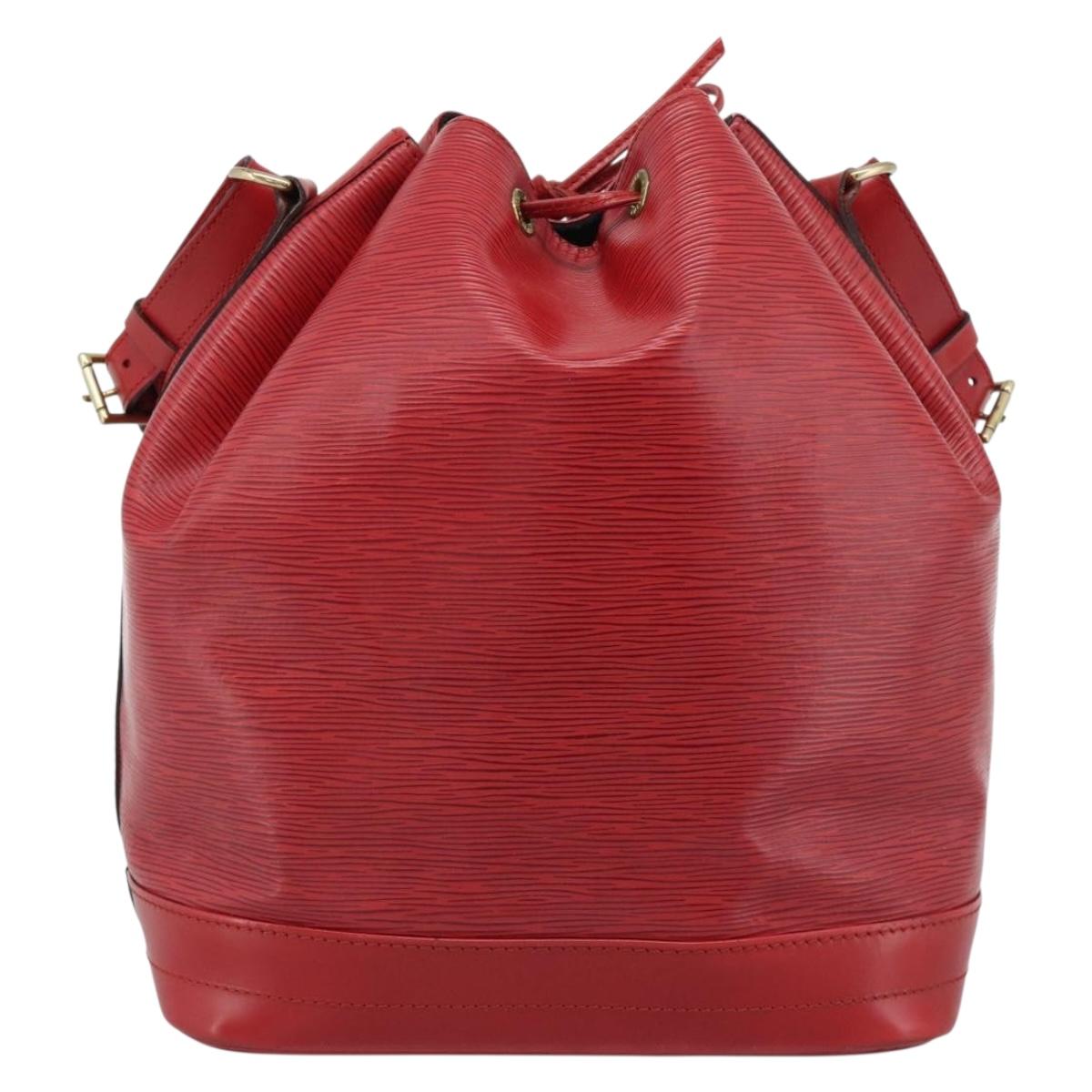 LOUIS VUITTON Epi Noe Shoulder Bag Red M44007 LV Auth 183813A