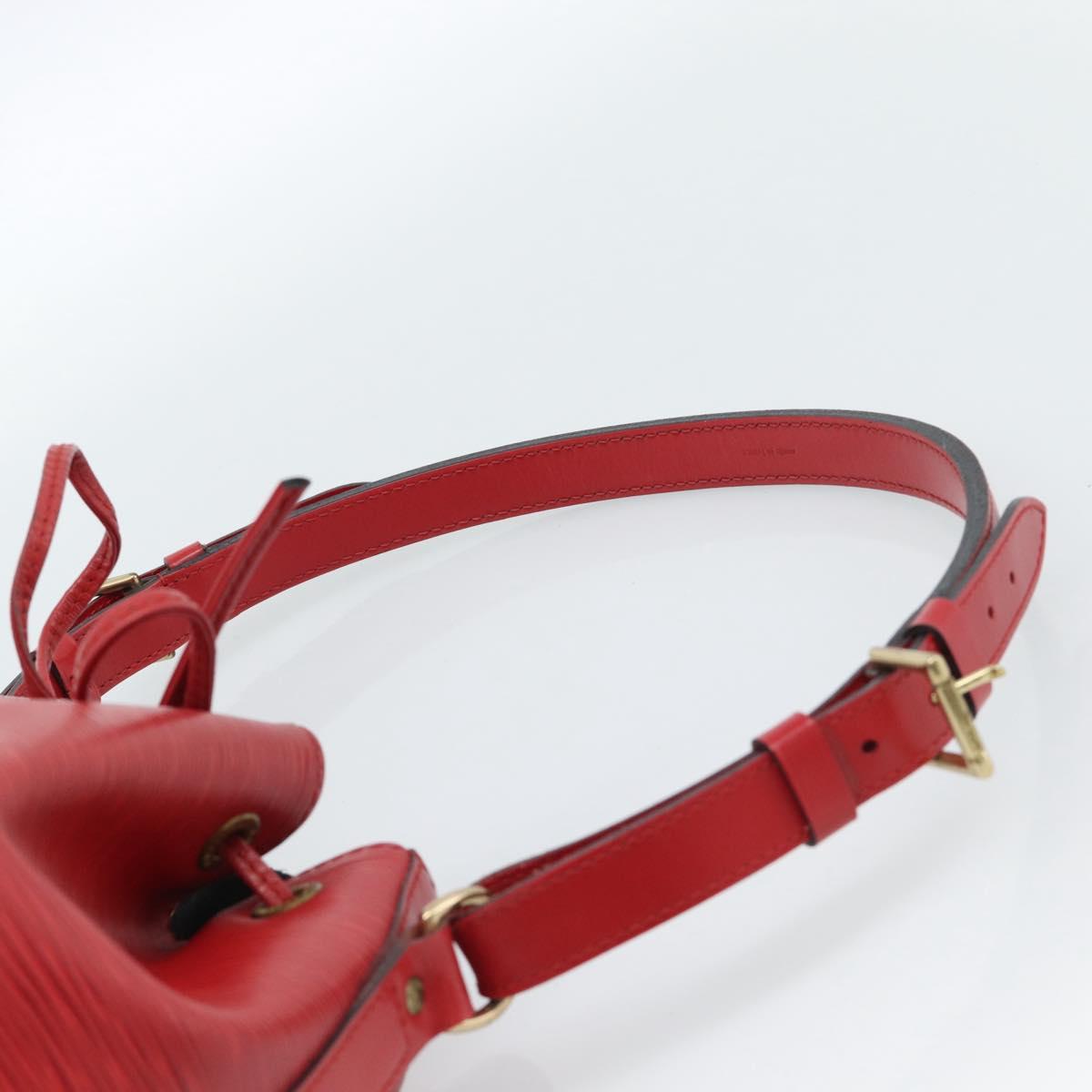 LOUIS VUITTON Epi Noe Shoulder Bag Red M44007 LV Auth 183813A
