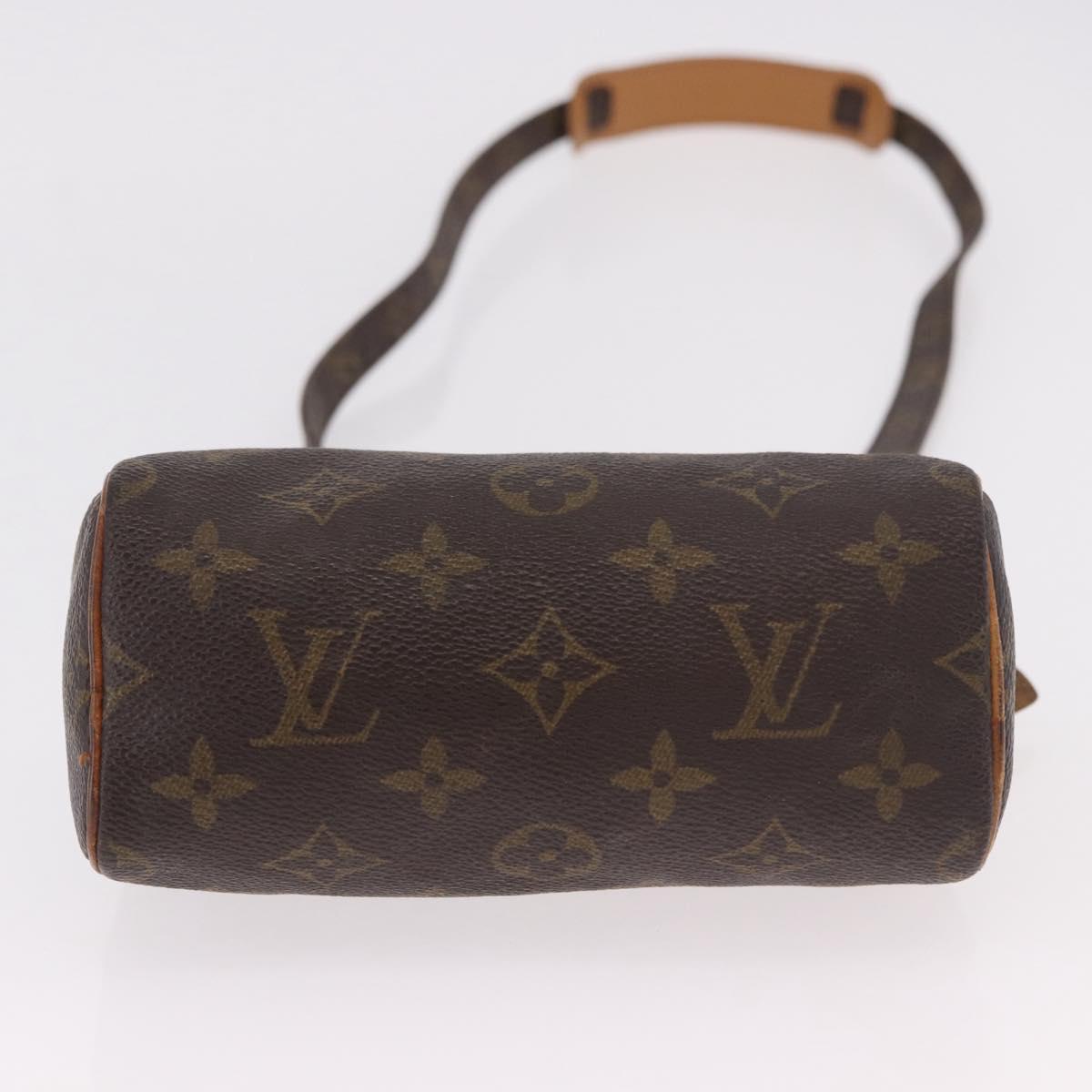 LOUIS VUITTON Monogram Mini Speedy Hand Bag M41534 LV Auth 183816