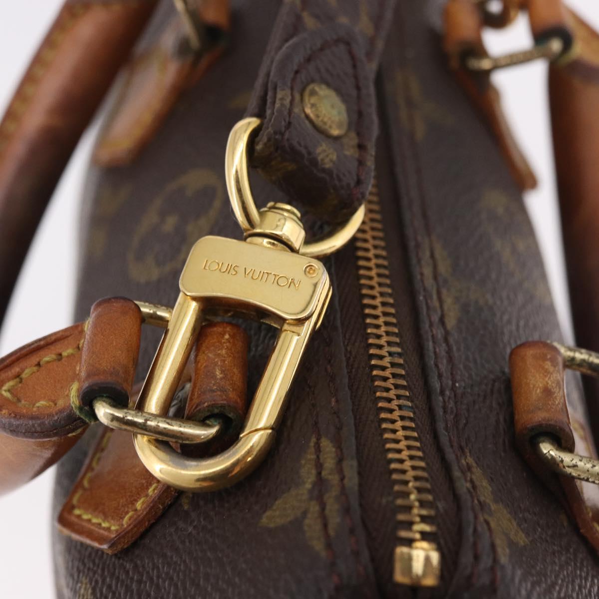 LOUIS VUITTON Monogram Mini Speedy Hand Bag M41534 LV Auth 183816