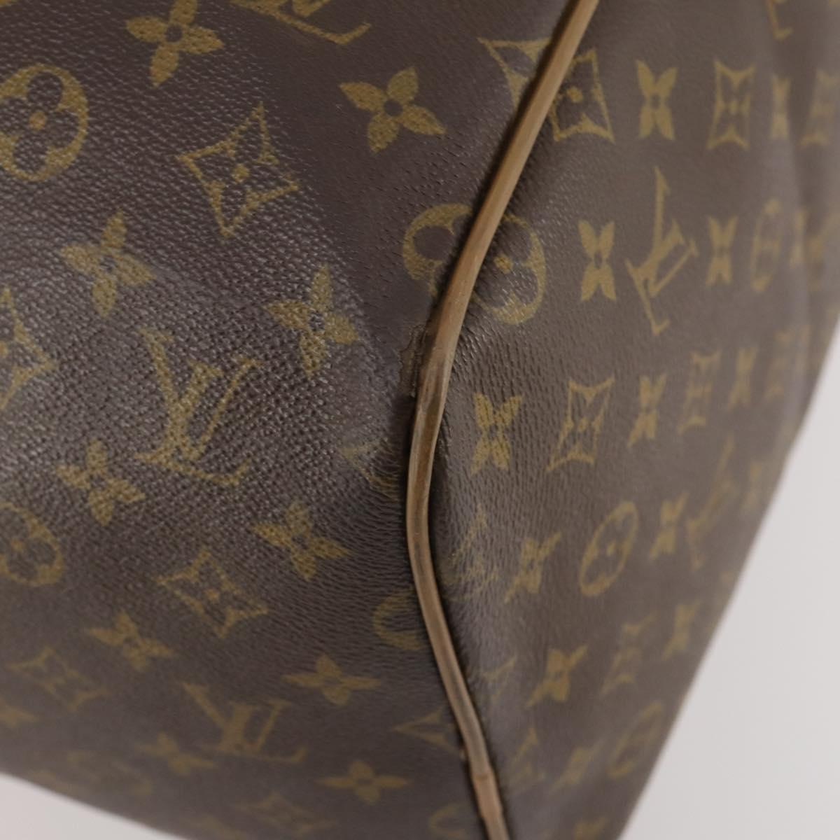 LOUIS VUITTON Monogram Sac Souple 55 Boston Bag M41622 LV Auth 183820