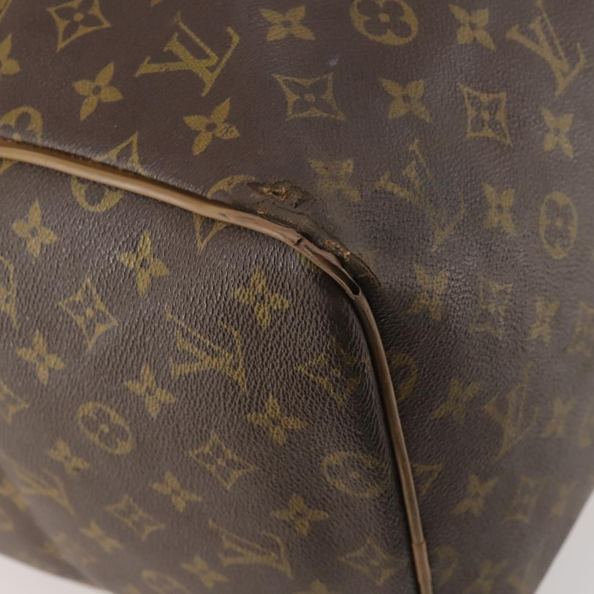 LOUIS VUITTON Monogram Sac Souple 55 Boston Bag M41622 LV Auth 183820