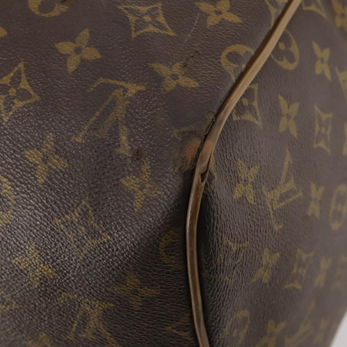 LOUIS VUITTON Monogram Sac Souple 55 Boston Bag M41622 LV Auth 183820