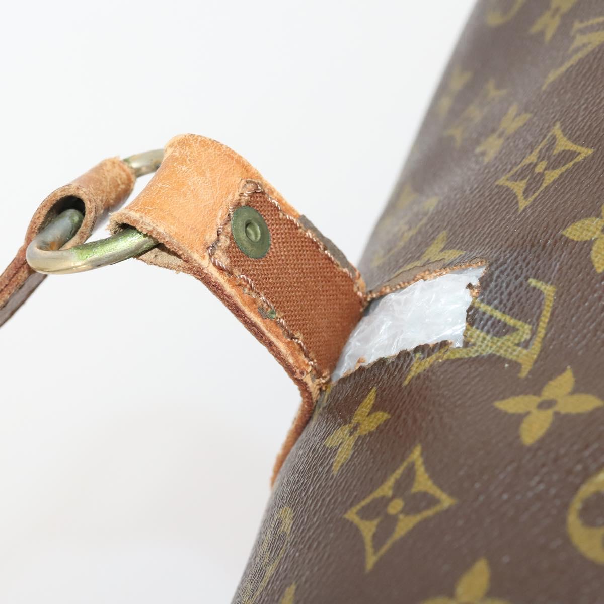 LOUIS VUITTON Monogram Sac Souple 55 Boston Bag M41622 LV Auth 183820