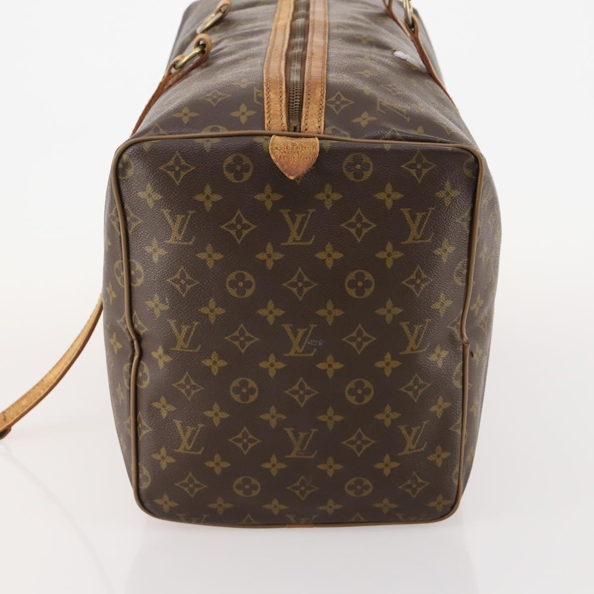LOUIS VUITTON Monogram Sac Souple 55 Boston Bag M41622 LV Auth 183820