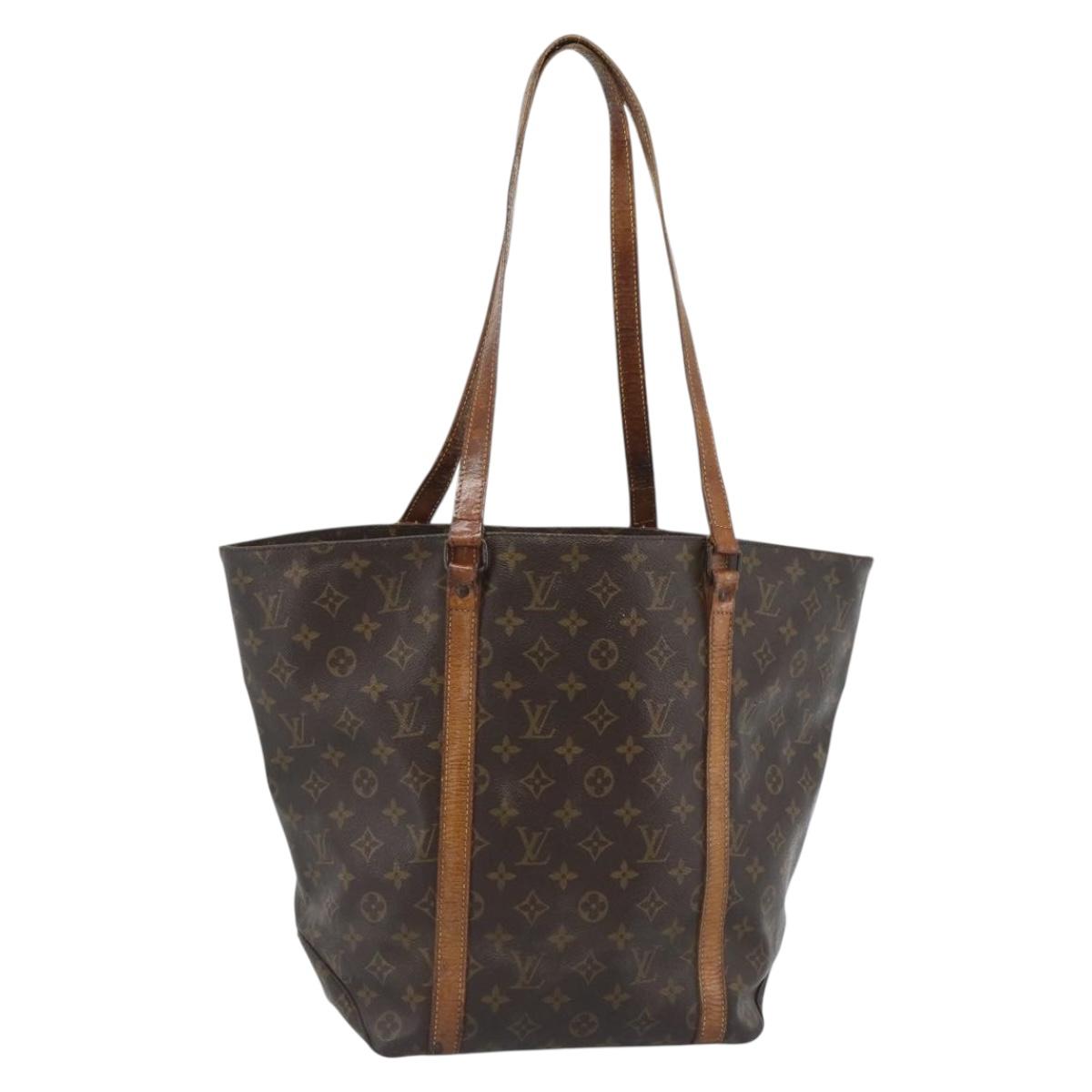 LOUIS VUITTON Monogram Sac Shopping Tote Bag M51108 LV Auth 183822