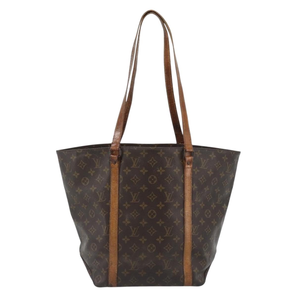LOUIS VUITTON Monogram Sac Shopping Tote Bag M51108 LV Auth 183822