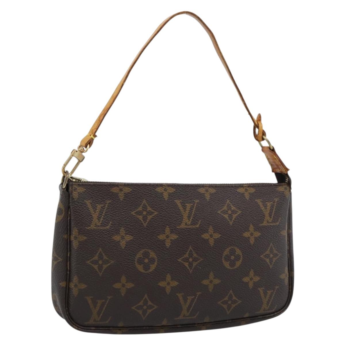 LOUIS VUITTON Monogram Pochette Accessoires Pouch M51980 LV Auth 183823