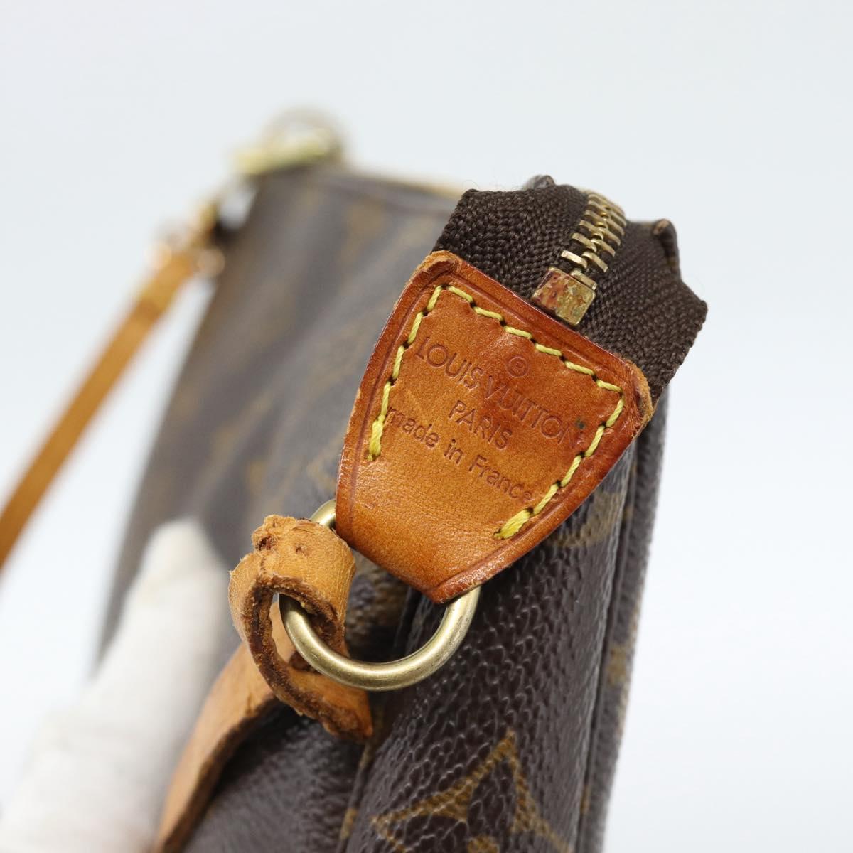 LOUIS VUITTON Monogram Pochette Accessoires Pouch M51980 LV Auth 183823