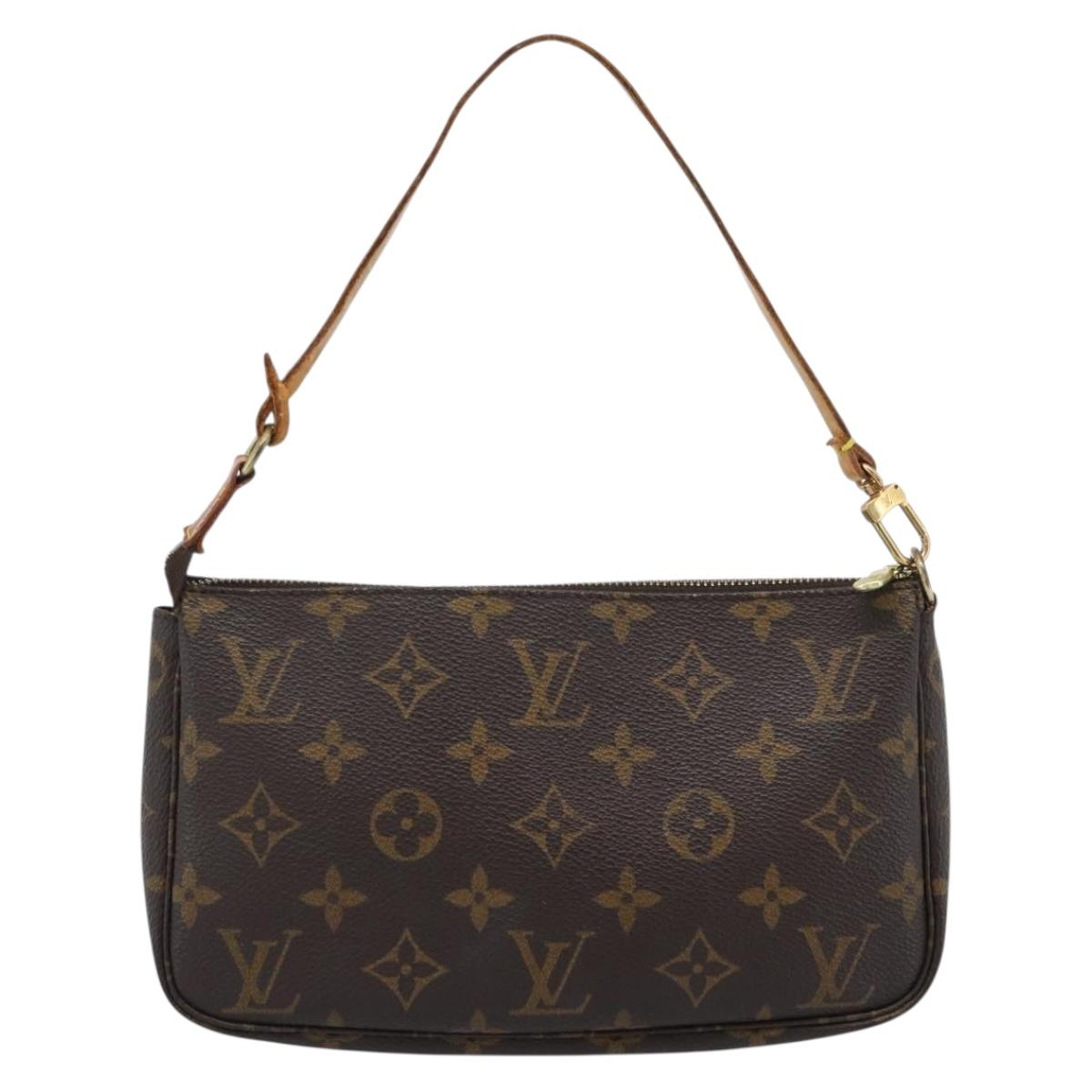 LOUIS VUITTON Monogram Pochette Accessoires Pouch M51980 LV Auth 183823