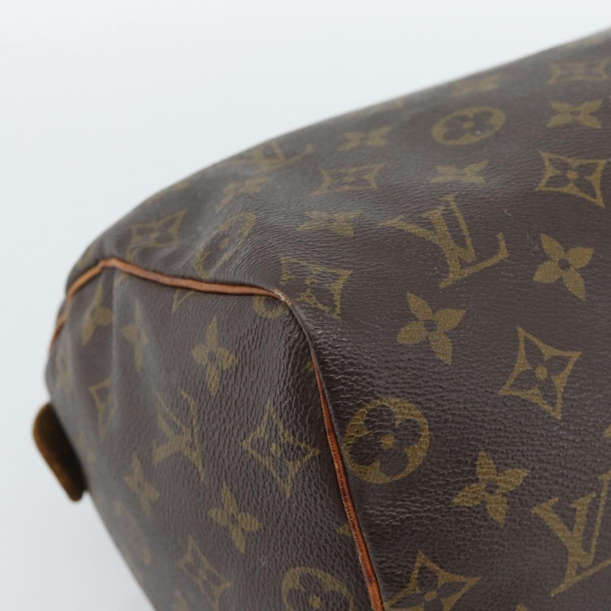 LOUIS VUITTON Monogram Speedy 25 Hand Bag M41528 LV Auth 183824