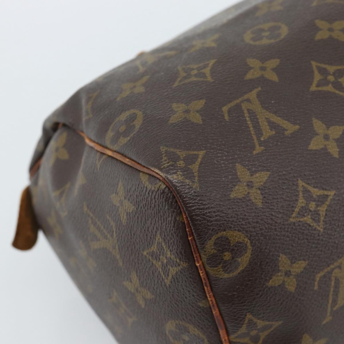 LOUIS VUITTON Monogram Speedy 25 Hand Bag M41528 LV Auth 183824