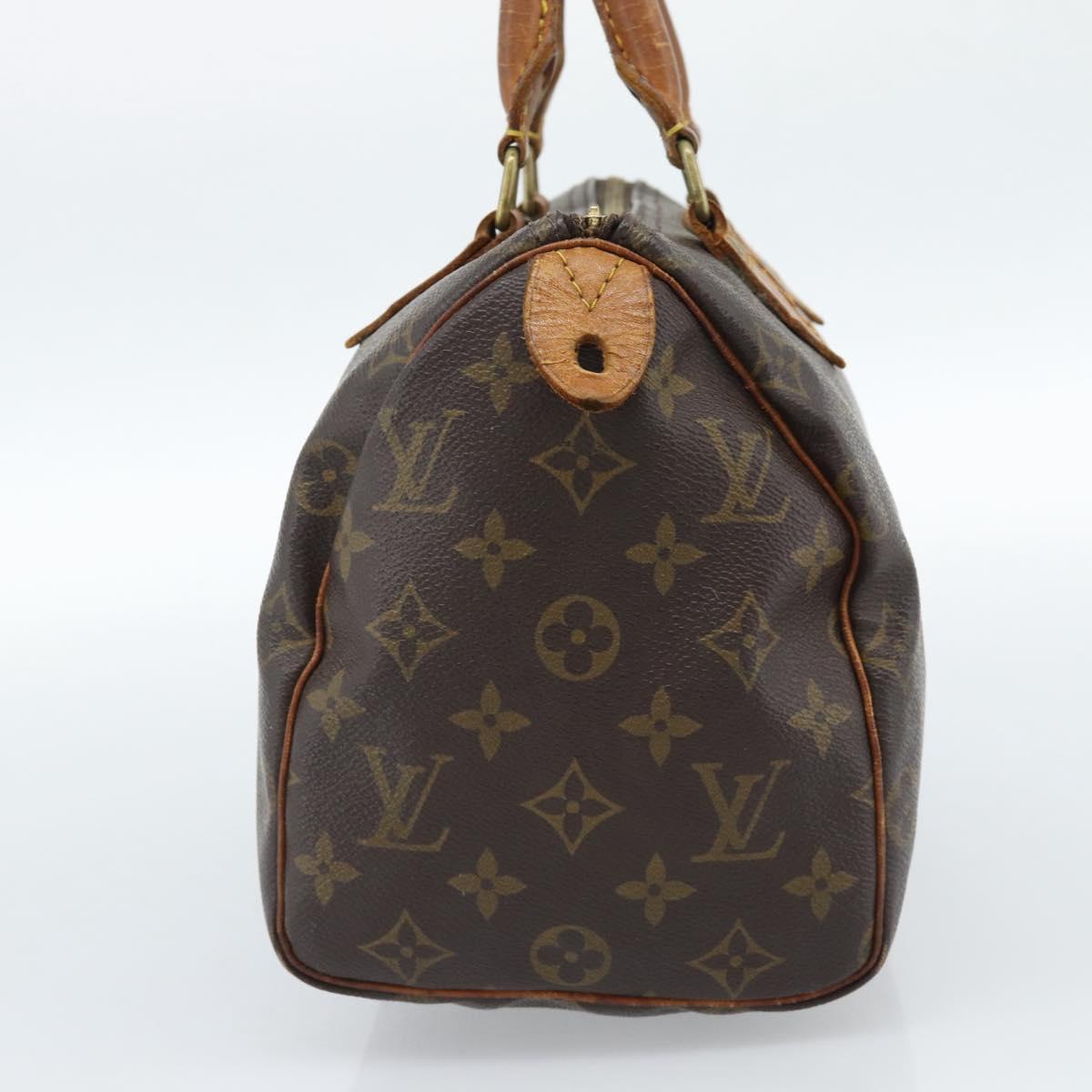 LOUIS VUITTON Monogram Speedy 25 Hand Bag M41528 LV Auth 183824