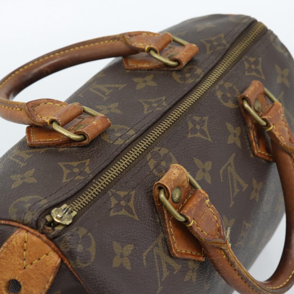 LOUIS VUITTON Monogram Speedy 25 Hand Bag M41528 LV Auth 183824
