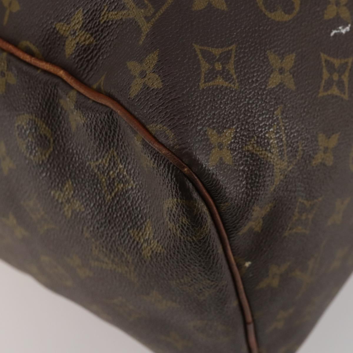 LOUIS VUITTON Monogram Sac Souple 45 Boston Bag M41624 LV Auth 183844