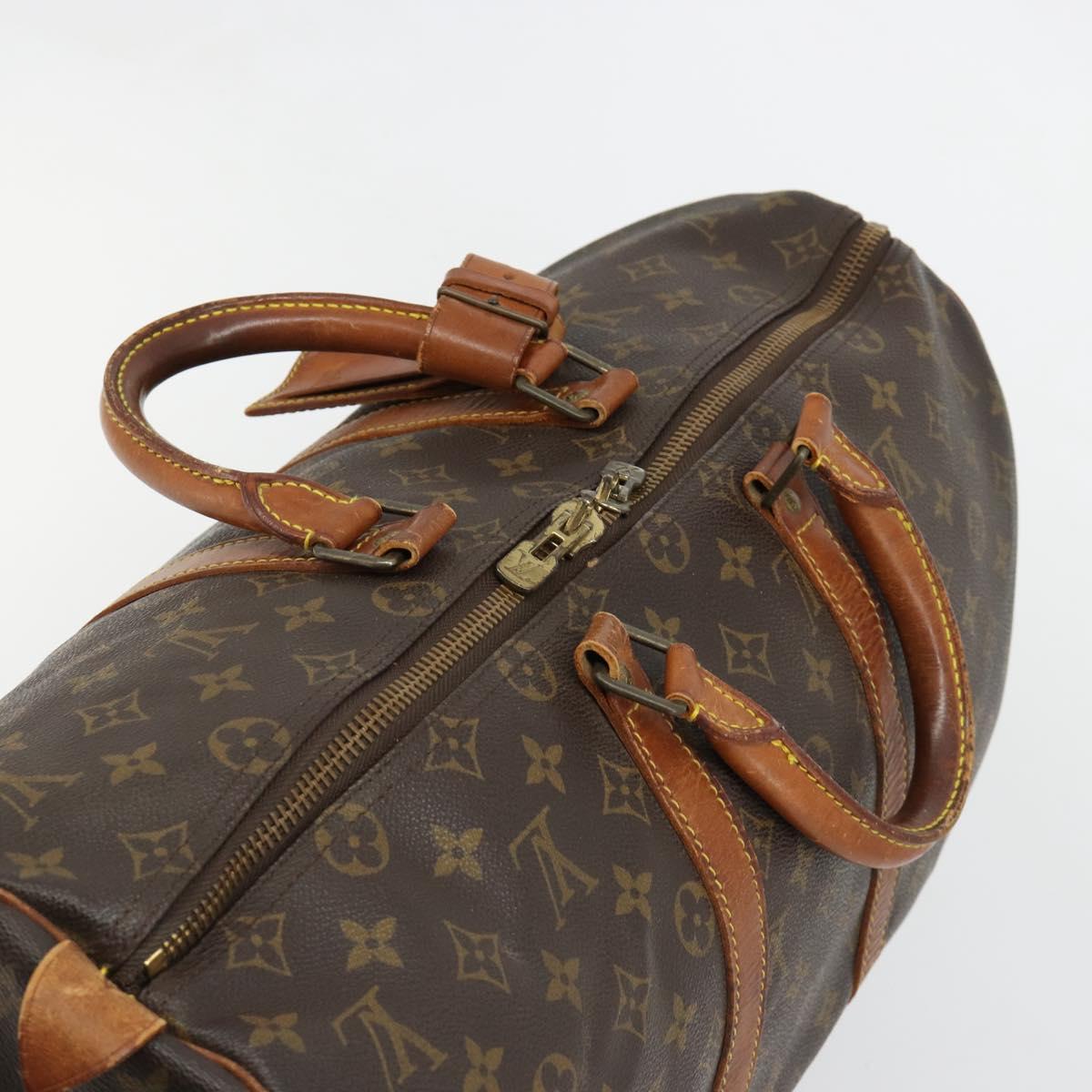 LOUIS VUITTON Monogram Keepall 50 Boston Bag M41426 LV Auth 183845