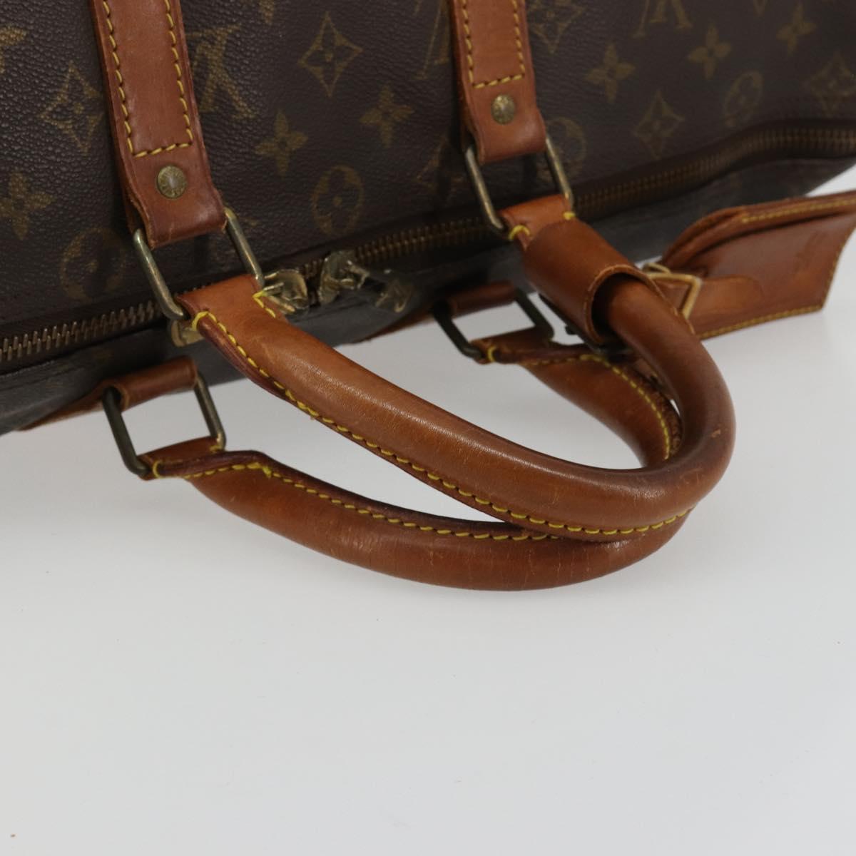 LOUIS VUITTON Monogram Keepall 50 Boston Bag M41426 LV Auth 183845