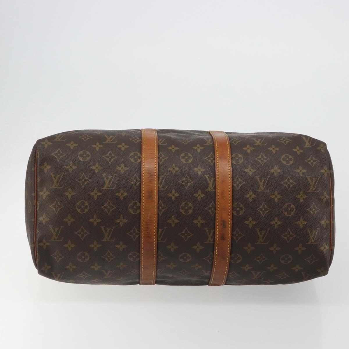 LOUIS VUITTON Monogram Keepall 50 Boston Bag M41426 LV Auth 183845