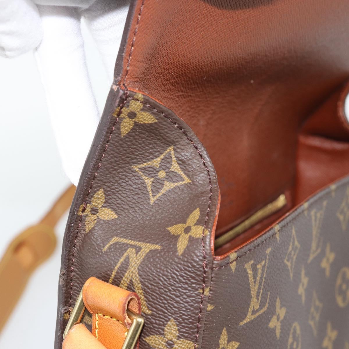 LOUIS VUITTON Monogram Saint Cloud GM Shoulder Bag M51242 LV Auth 183858