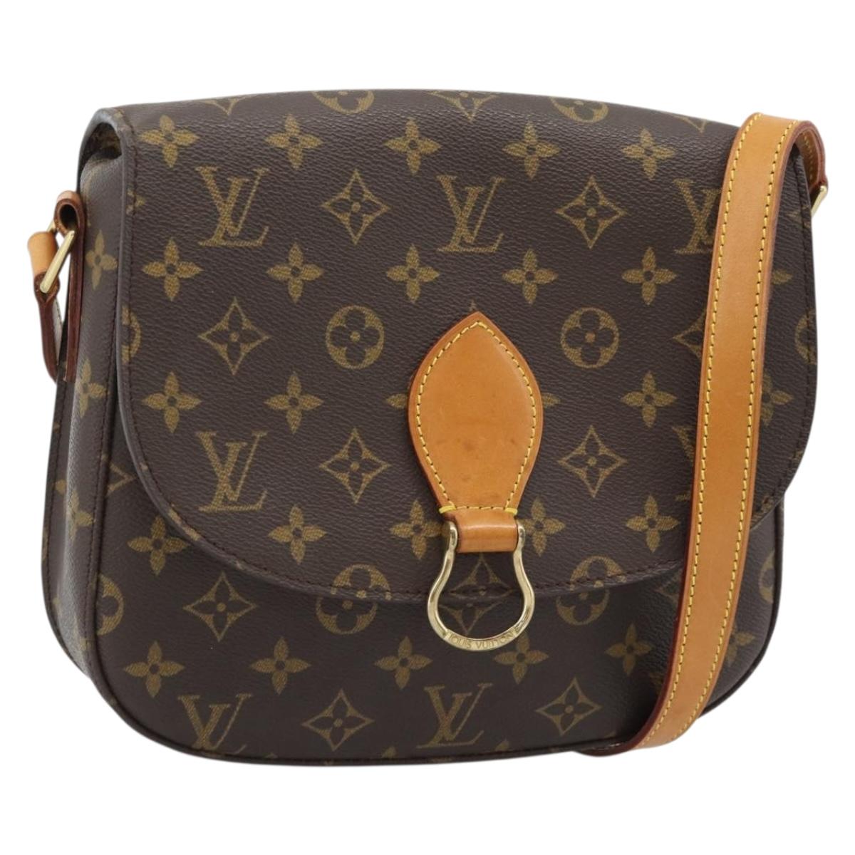 LOUIS VUITTON Monogram Saint Cloud GM Shoulder Bag M51242 LV Auth 183858