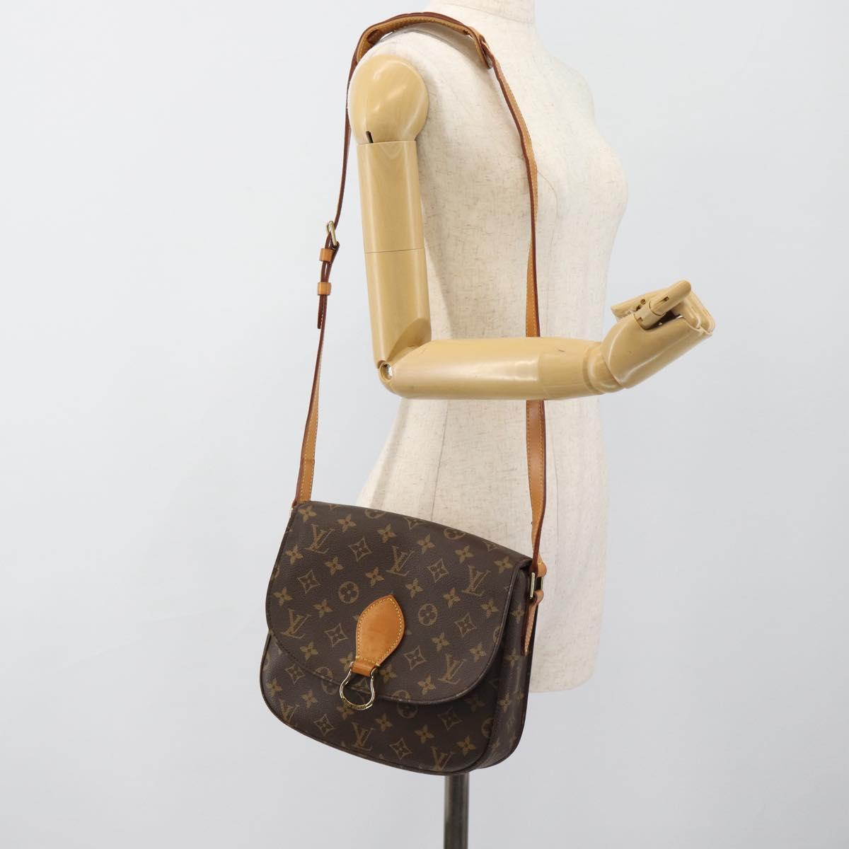 LOUIS VUITTON Monogram Saint Cloud GM Shoulder Bag M51242 LV Auth 183858