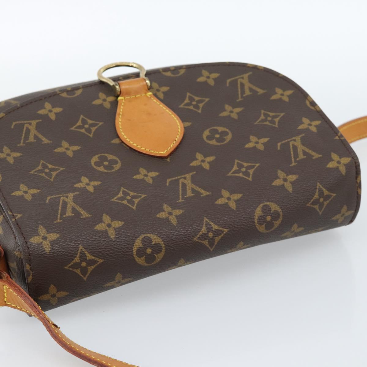 LOUIS VUITTON Monogram Saint Cloud GM Shoulder Bag M51242 LV Auth 183858