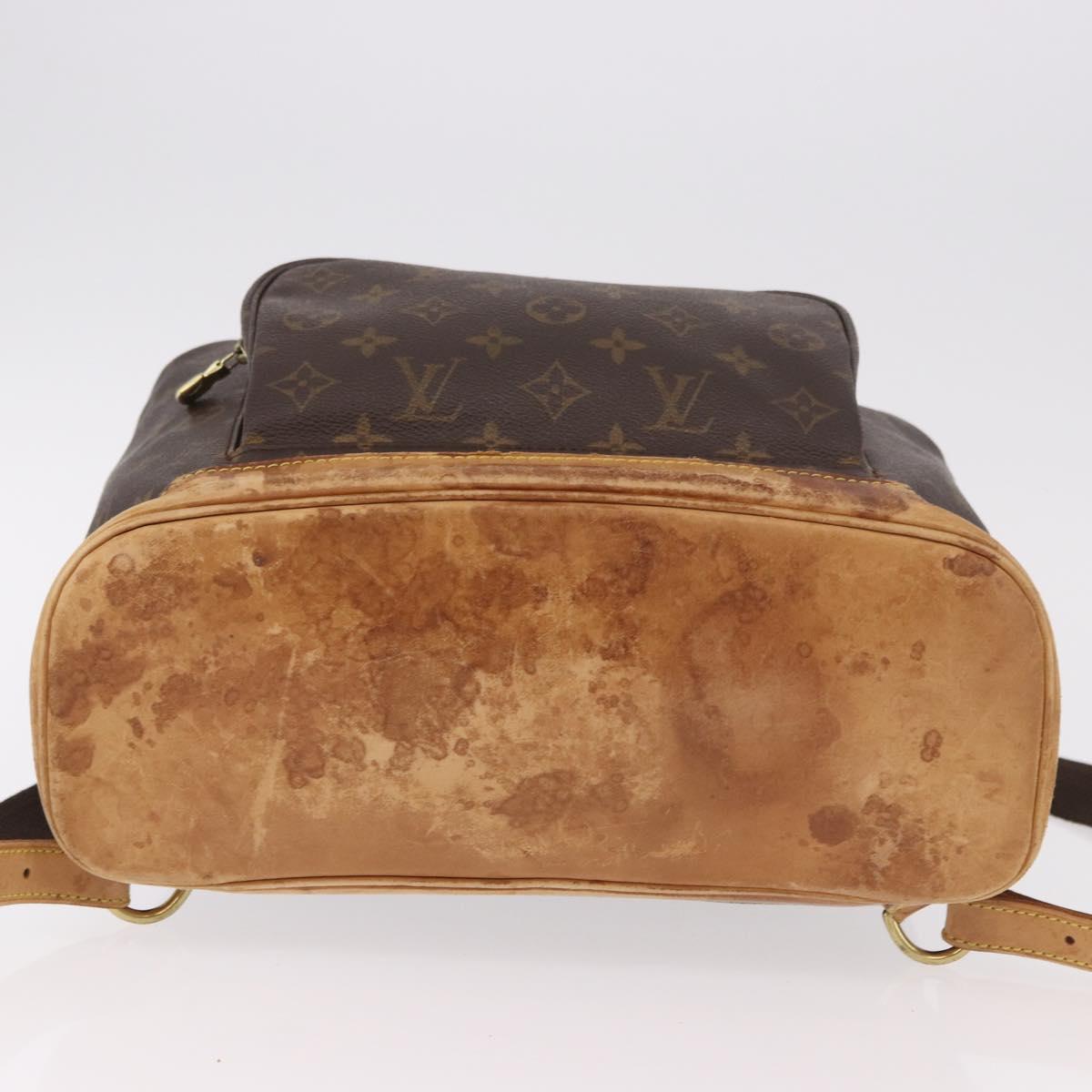 LOUIS VUITTON Monogram Montsouris GM Backpack M51135 LV Auth 183866