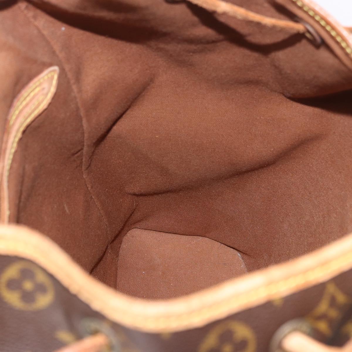 LOUIS VUITTON Monogram Montsouris GM Backpack M51135 LV Auth 183866