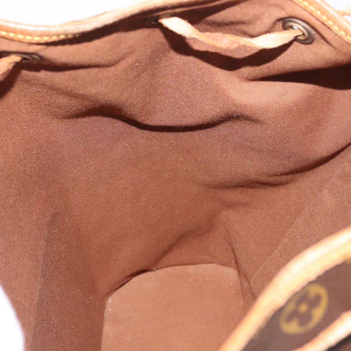 LOUIS VUITTON Monogram Montsouris GM Backpack M51135 LV Auth 183866