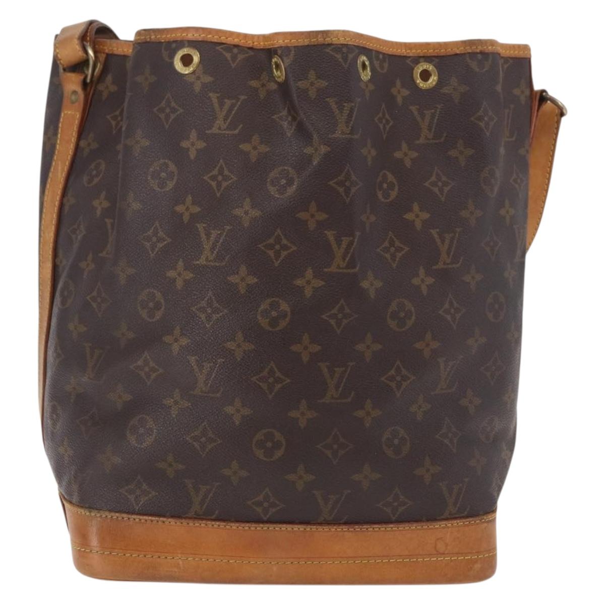 LOUIS VUITTON Monogram Noe Shoulder Bag M42224 LV Auth 183961