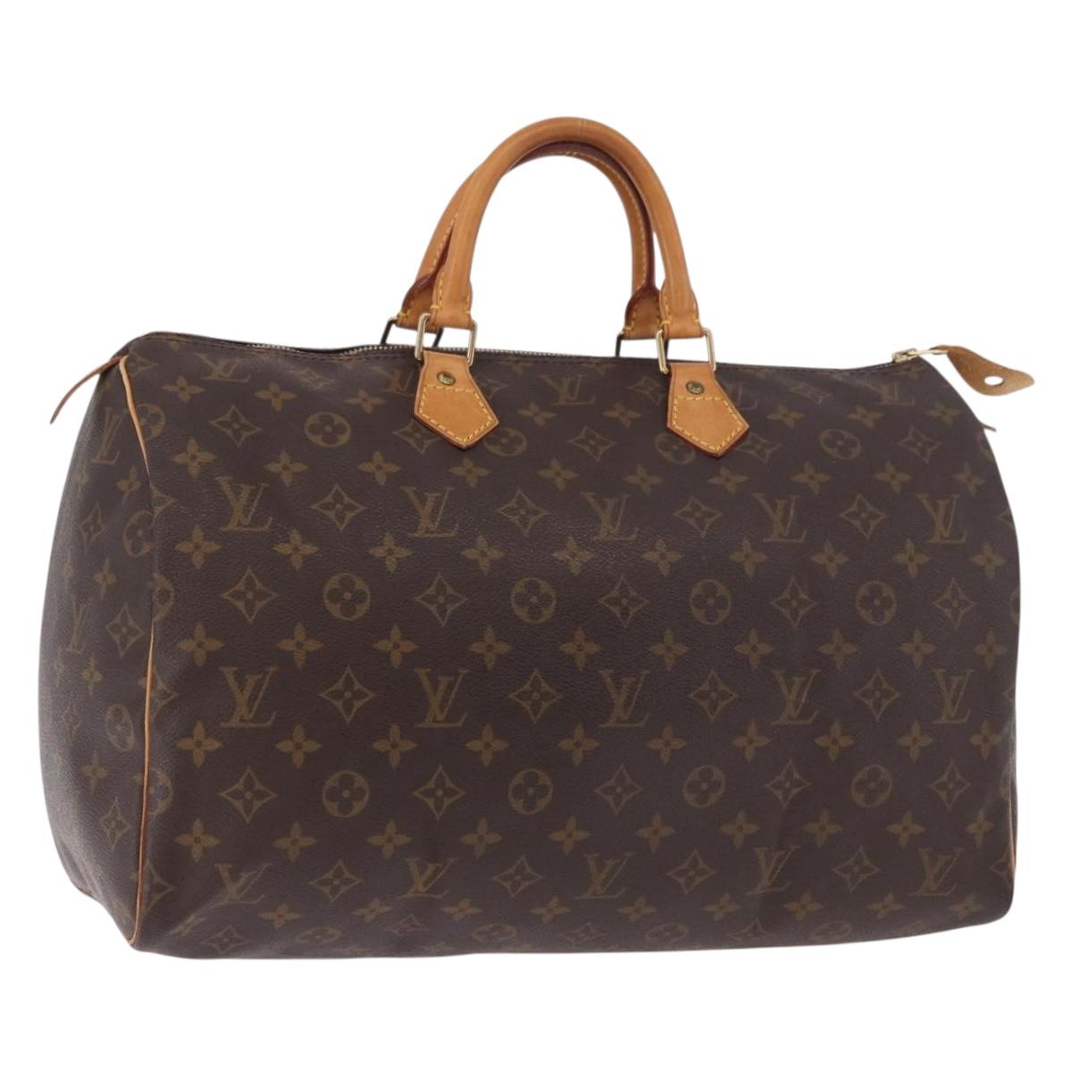 LOUIS VUITTON Monogram Speedy 40 Hand Bag M41522 LV Auth 183967A