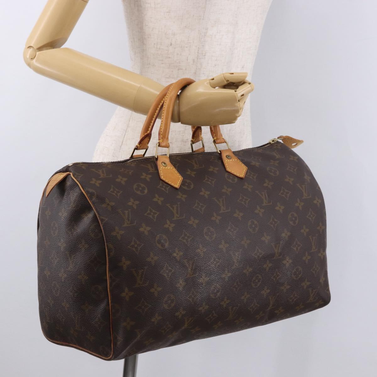 LOUIS VUITTON Monogram Speedy 40 Hand Bag M41522 LV Auth 183967A