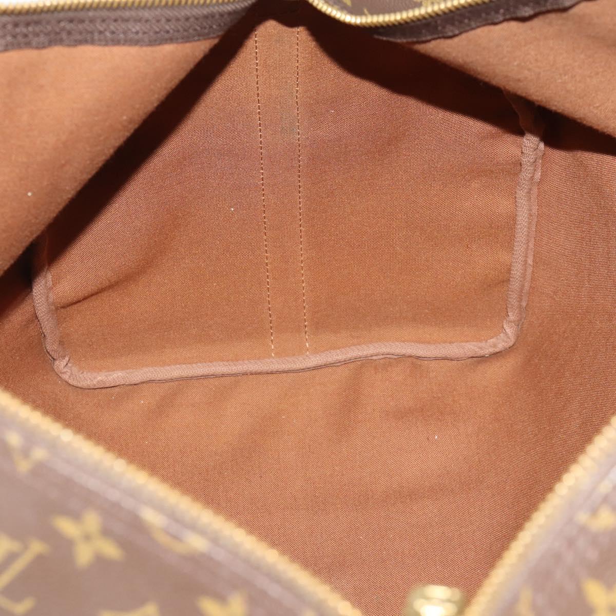 LOUIS VUITTON Monogram Keepall Bandouliere 55 Boston Bag M41414 LV Auth 183970