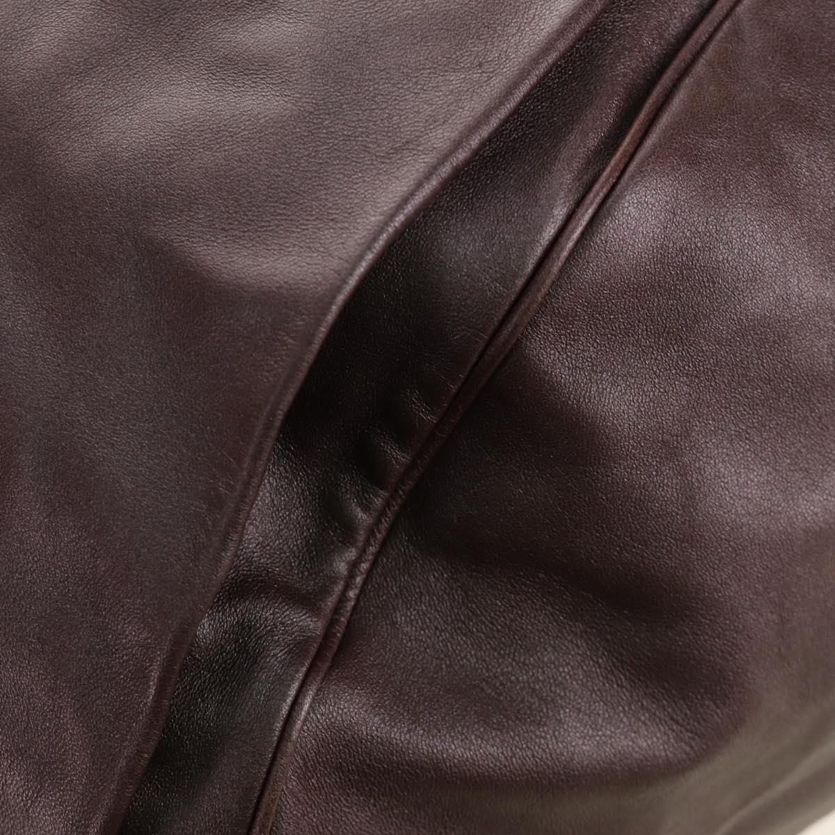 BOTTEGA VENETA INTRECCIATO Shoulder Bag Leather Brown 248522 Auth 183977V