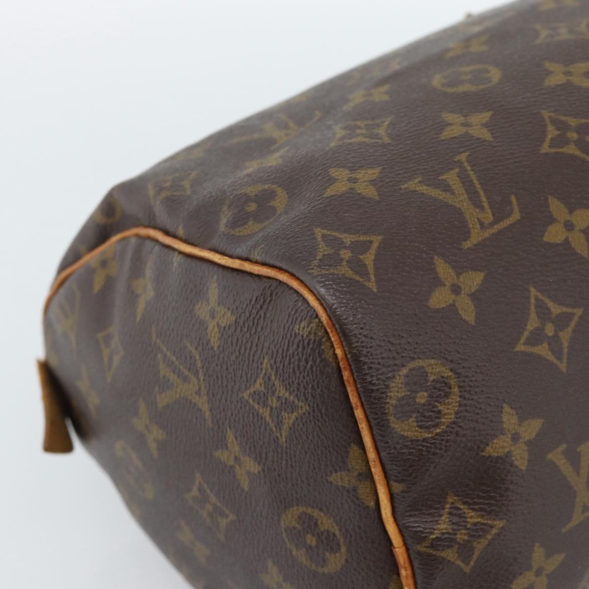 LOUIS VUITTON Monogram Speedy 30 Hand Bag M41526 LV Auth 183984
