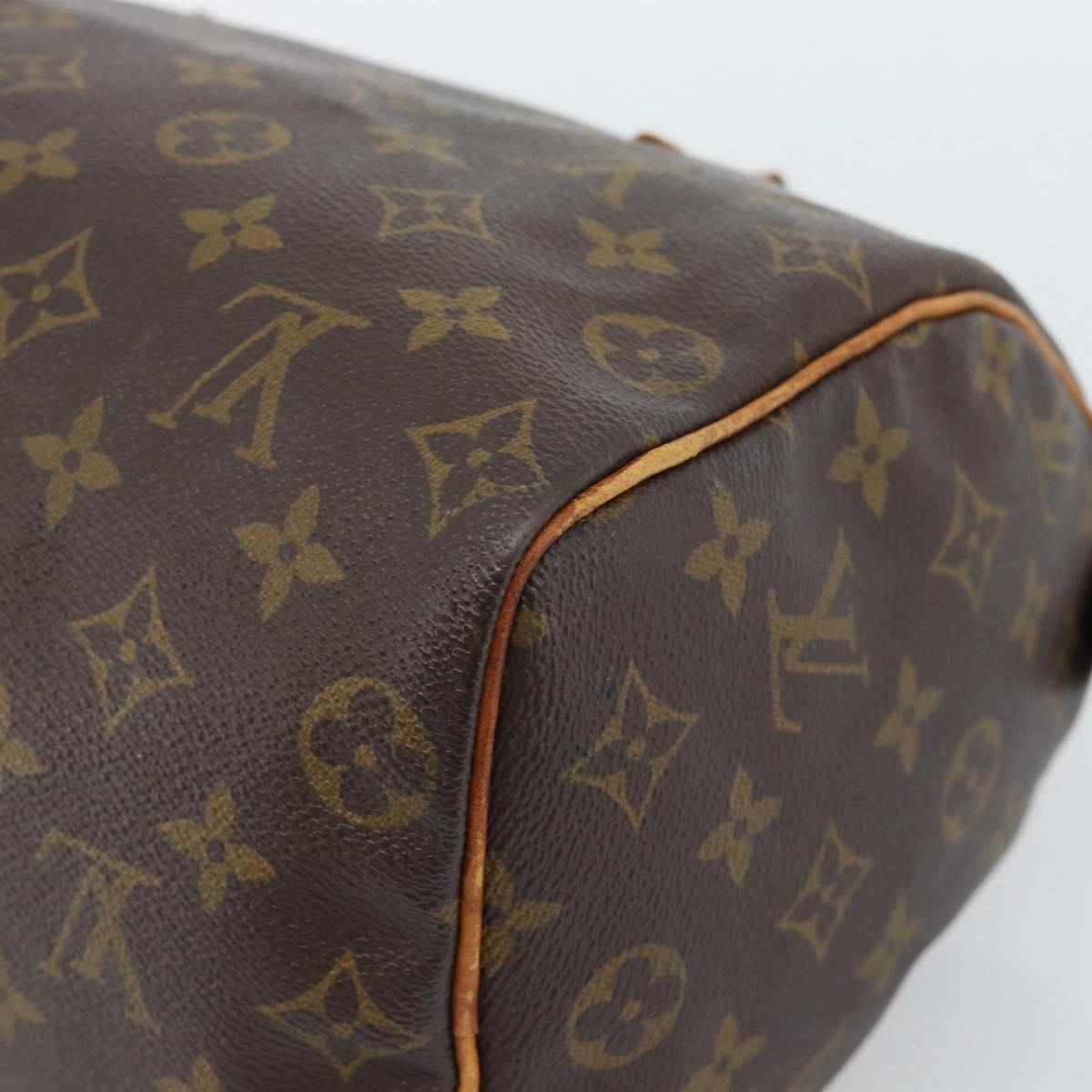 LOUIS VUITTON Monogram Speedy 30 Hand Bag M41526 LV Auth 183984
