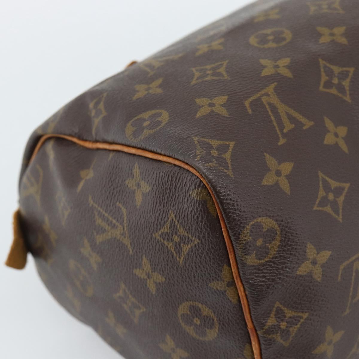 LOUIS VUITTON Monogram Speedy 30 Hand Bag M41526 LV Auth 183984