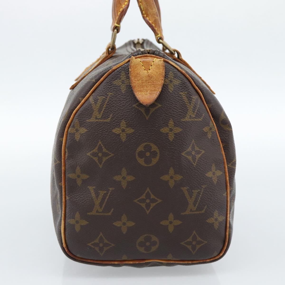 LOUIS VUITTON Monogram Speedy 30 Hand Bag M41526 LV Auth 183984