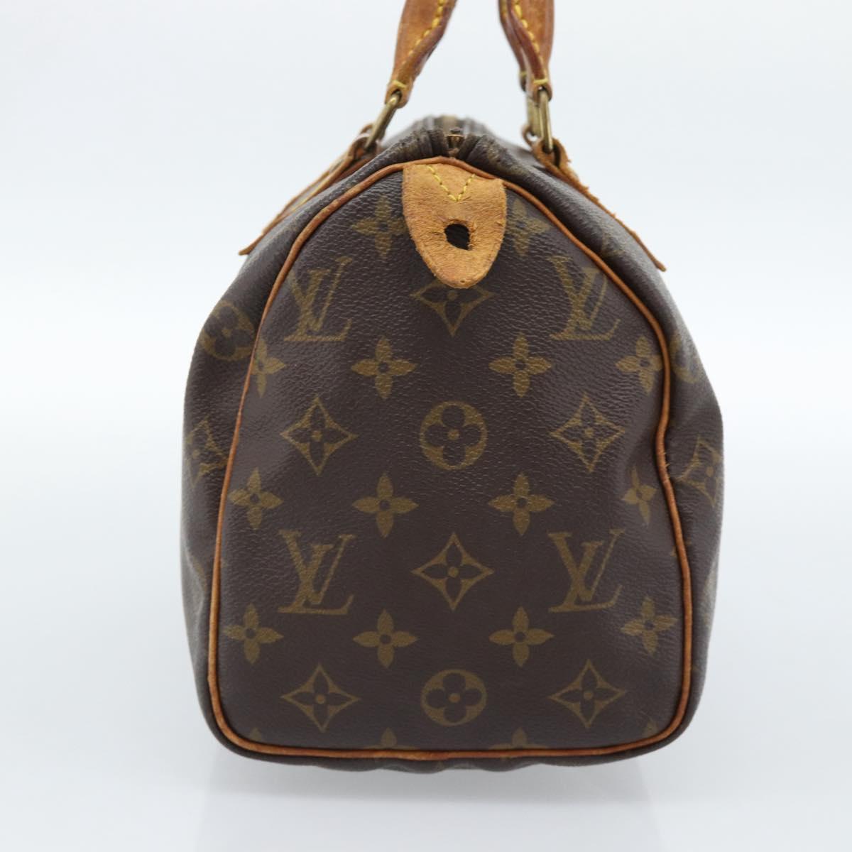 LOUIS VUITTON Monogram Speedy 30 Hand Bag M41526 LV Auth 183984