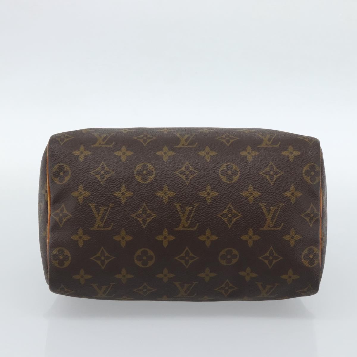 LOUIS VUITTON Monogram Speedy 30 Hand Bag M41526 LV Auth 183984