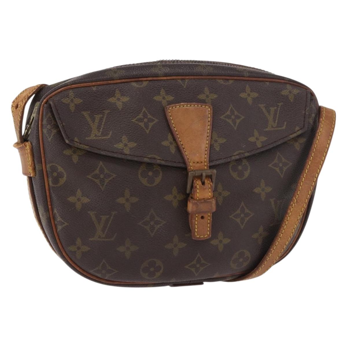 LOUIS VUITTON Monogram Jeune Fille MM Shoulder Bag M51226 LV Auth 183987