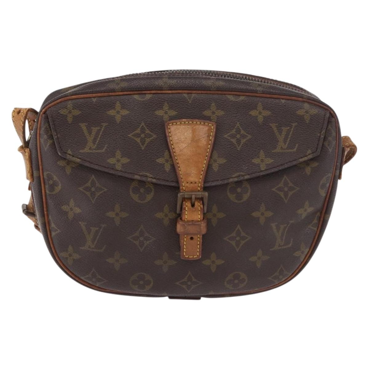 LOUIS VUITTON Monogram Jeune Fille MM Shoulder Bag M51226 LV Auth 183987