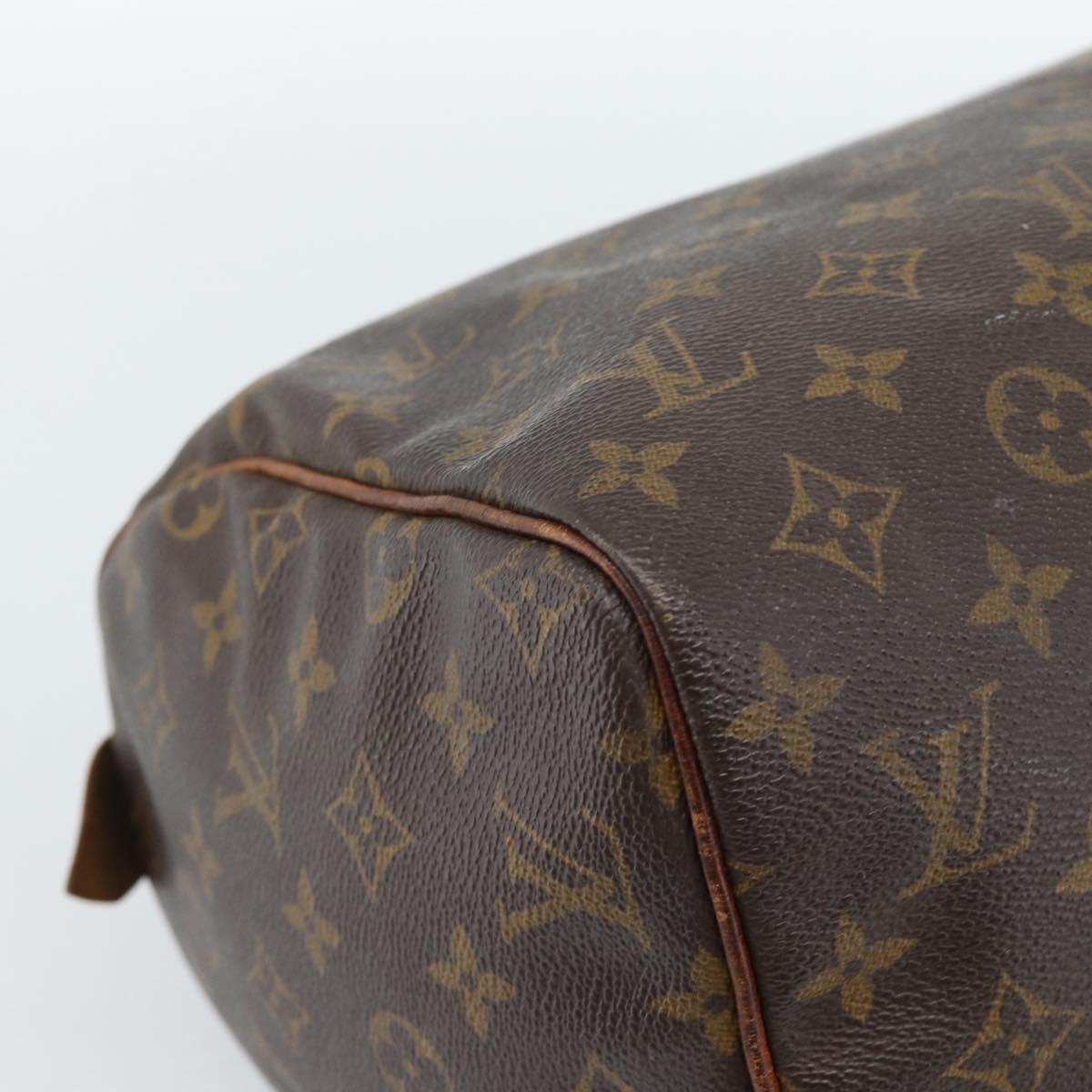 LOUIS VUITTON Monogram Speedy 30 Hand Bag M41526 LV Auth 183999
