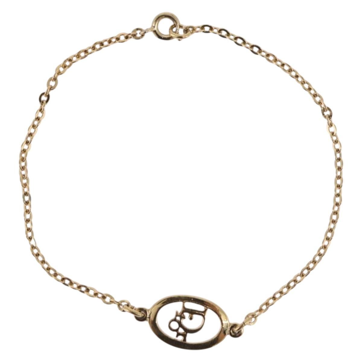 Christian Dior Bracelet metal Gold Auth 184017