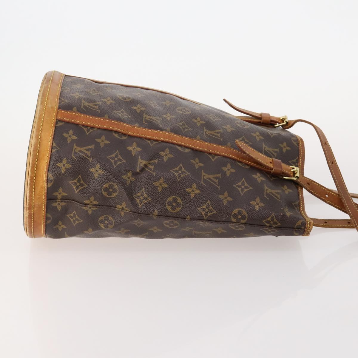 LOUIS VUITTON Monogram Bucket Shoulder Bag 3 Set LV Auth 184047