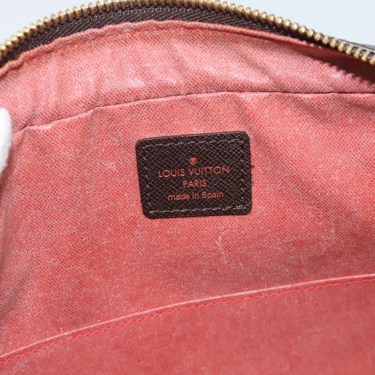 LOUIS VUITTON Damier Ebene Trousse Toilette 25 Clutch Bag N47624 LV Auth 184123