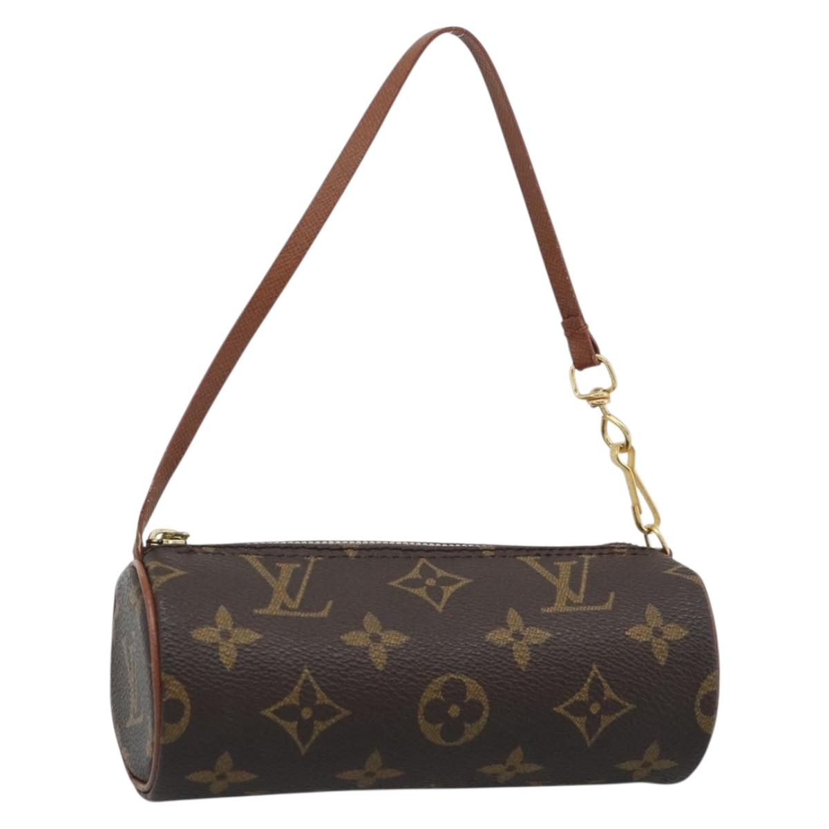 LOUIS VUITTON Monogram Papillon Pouch LV Auth 184124