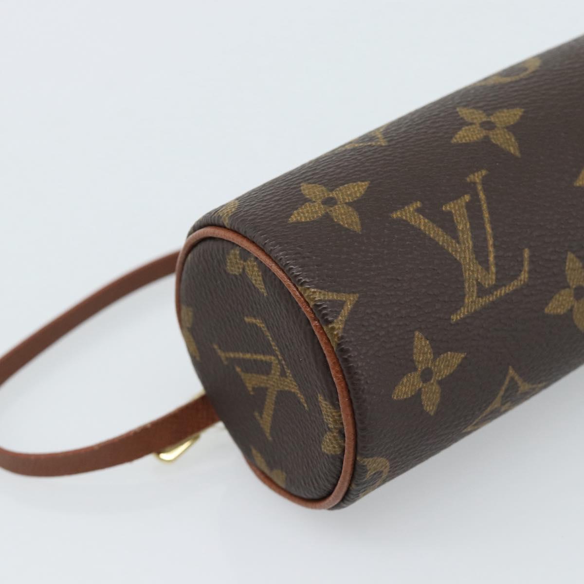 LOUIS VUITTON Monogram Papillon Pouch LV Auth 184124