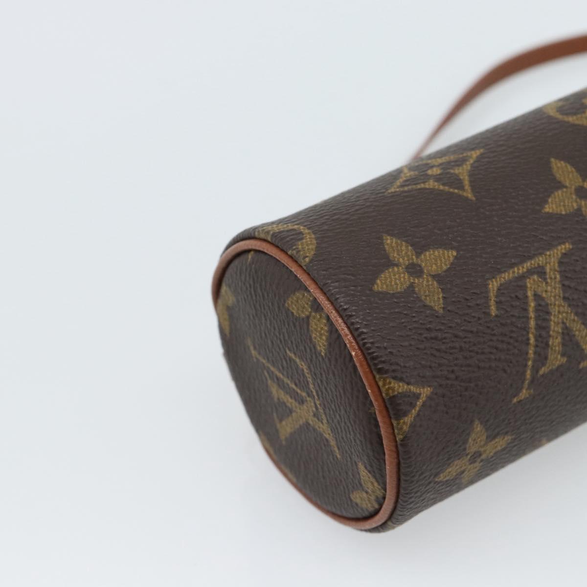 LOUIS VUITTON Monogram Papillon Pouch LV Auth 184124