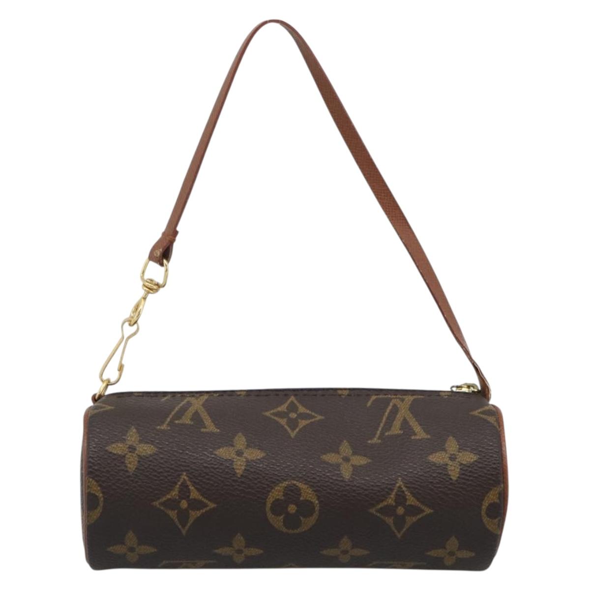 LOUIS VUITTON Monogram Papillon Pouch LV Auth 184124